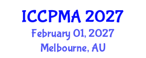 International Conference on Consumer Psychology, Marketing and Advertising (ICCPMA) February 01, 2027 - Melbourne, Australia International Conference on Consumer Psychology, Marketing and Advertising (ICCPMA) February 01, 2027 - Melbourne, Australia