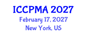 International Conference on Consumer Psychology, Marketing and Advertising (ICCPMA) February 17, 2027 - New York, United States International Conference on Consumer Psychology, Marketing and Advertising (ICCPMA) February 17, 2027 - New York, United States