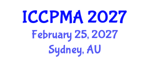 International Conference on Consumer Psychology, Marketing and Advertising (ICCPMA) February 25, 2027 - Sydney, Australia International Conference on Consumer Psychology, Marketing and Advertising (ICCPMA) February 25, 2027 - Sydney, Australia