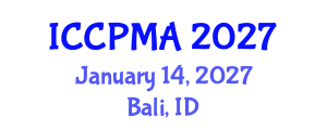 International Conference on Consumer Psychology, Marketing and Advertising (ICCPMA) January 14, 2027 - Bali, Indonesia International Conference on Consumer Psychology, Marketing and Advertising (ICCPMA) January 14, 2027 - Bali, Indonesia