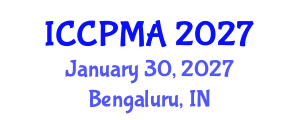 International Conference on Consumer Psychology, Marketing and Advertising (ICCPMA) January 30, 2027 - Bengaluru, India International Conference on Consumer Psychology, Marketing and Advertising (ICCPMA) January 30, 2027 - Bengaluru, India