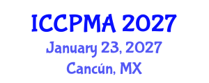 International Conference on Consumer Psychology, Marketing and Advertising (ICCPMA) January 23, 2027 - Cancún, Mexico International Conference on Consumer Psychology, Marketing and Advertising (ICCPMA) January 23, 2027 - Cancún, Mexico