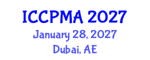 International Conference on Consumer Psychology, Marketing and Advertising (ICCPMA) January 28, 2027 - Dubai, United Arab Emirates International Conference on Consumer Psychology, Marketing and Advertising (ICCPMA) January 28, 2027 - Dubai, United Arab Emirates