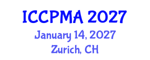 International Conference on Consumer Psychology, Marketing and Advertising (ICCPMA) January 14, 2027 - Zurich, Switzerland International Conference on Consumer Psychology, Marketing and Advertising (ICCPMA) January 14, 2027 - Zurich, Switzerland