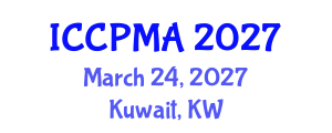 International Conference on Consumer Psychology, Marketing and Advertising (ICCPMA) March 24, 2027 - Kuwait, Kuwait