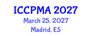 International Conference on Consumer Psychology, Marketing and Advertising (ICCPMA) March 25, 2027 - Madrid, Spain International Conference on Consumer Psychology, Marketing and Advertising (ICCPMA) March 25, 2027 - Madrid, Spain