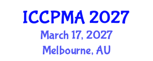 International Conference on Consumer Psychology, Marketing and Advertising (ICCPMA) March 17, 2027 - Melbourne, Australia International Conference on Consumer Psychology, Marketing and Advertising (ICCPMA) March 17, 2027 - Melbourne, Australia