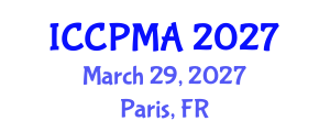 International Conference on Consumer Psychology, Marketing and Advertising (ICCPMA) March 29, 2027 - Paris, France International Conference on Consumer Psychology, Marketing and Advertising (ICCPMA) March 29, 2027 - Paris, France