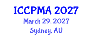 International Conference on Consumer Psychology, Marketing and Advertising (ICCPMA) March 29, 2027 - Sydney, Australia International Conference on Consumer Psychology, Marketing and Advertising (ICCPMA) March 29, 2027 - Sydney, Australia
