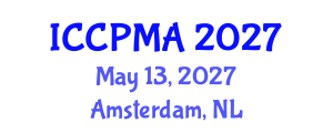 International Conference on Consumer Psychology, Marketing and Advertising (ICCPMA) May 13, 2027 - Amsterdam, Netherlands International Conference on Consumer Psychology, Marketing and Advertising (ICCPMA) May 13, 2027 - Amsterdam, Netherlands