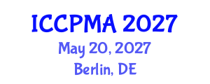 International Conference on Consumer Psychology, Marketing and Advertising (ICCPMA) May 20, 2027 - Berlin, Germany International Conference on Consumer Psychology, Marketing and Advertising (ICCPMA) May 20, 2027 - Berlin, Germany