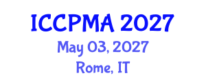 International Conference on Consumer Psychology, Marketing and Advertising (ICCPMA) May 03, 2027 - Rome, Italy International Conference on Consumer Psychology, Marketing and Advertising (ICCPMA) May 03, 2027 - Rome, Italy
