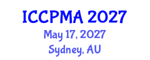 International Conference on Consumer Psychology, Marketing and Advertising (ICCPMA) May 17, 2027 - Sydney, Australia International Conference on Consumer Psychology, Marketing and Advertising (ICCPMA) May 17, 2027 - Sydney, Australia