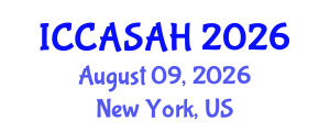 International Conference on Contemporary Asian Studies and Asian History (ICCASAH) August 09, 2026 - New York, United States