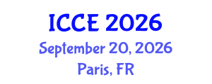 International Conference on Contemporary Education (ICCE) September 20, 2026 - Paris, France