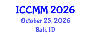 International Conference on Contemporary Marketing and Management (ICCMM) October 25, 2026 - Bali, Indonesia