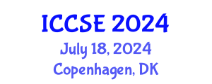 International Conference on Contemporary Software Engineering (ICCSE) July 18, 2024 - Copenhagen, Denmark