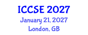 International Conference on Contemporary Software Engineering (ICCSE) January 21, 2027 - London, United Kingdom International Conference on Contemporary Software Engineering (ICCSE) January 21, 2027 - London, United Kingdom