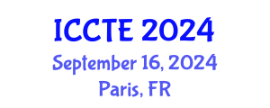 International Conference on Contemporary Trends in Education (ICCTE) September 16, 2024 - Paris, France
