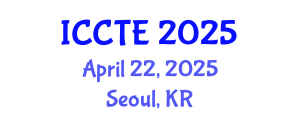 International Conference on Contemporary Trends in Education (ICCTE) April 22, 2025 - Seoul, Republic of Korea