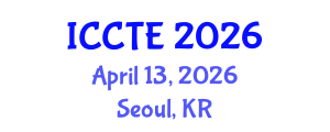 International Conference on Contemporary Trends in Education (ICCTE) April 13, 2026 - Seoul, Republic of Korea International Conference on Contemporary Trends in Education (ICCTE) April 13, 2026 - Seoul, Republic of Korea