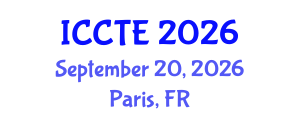 International Conference on Contemporary Trends in Education (ICCTE) September 20, 2026 - Paris, France