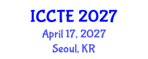 International Conference on Contemporary Trends in Education (ICCTE) April 17, 2027 - Seoul, Republic of Korea International Conference on Contemporary Trends in Education (ICCTE) April 17, 2027 - Seoul, Republic of Korea
