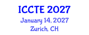 International Conference on Contemporary Trends in Education (ICCTE) January 14, 2027 - Zurich, Switzerland International Conference on Contemporary Trends in Education (ICCTE) January 14, 2027 - Zurich, Switzerland