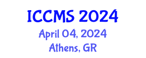 International Conference on Content Management Systems (ICCMS) April 04, 2024 - Athens, Greece