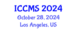 International Conference on Content Management Systems (ICCMS) October 28, 2024 - Los Angeles, United States