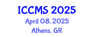 International Conference on Content Management Systems (ICCMS) April 08, 2025 - Athens, Greece