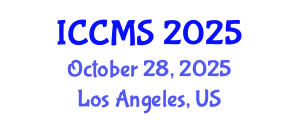 International Conference on Content Management Systems (ICCMS) October 28, 2025 - Los Angeles, United States