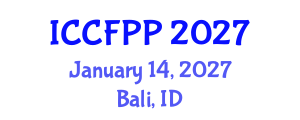 International Conference on Continental Feminism, Psychoanalysis and Phenomenology (ICCFPP) January 14, 2027 - Bali, Indonesia