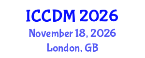 International Conference on Continuum Damage Mechanics (ICCDM) November 18, 2026 - London, United Kingdom