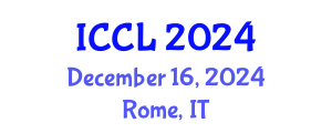 International Conference on Contract Law (ICCL) December 16, 2024 - Rome, Italy