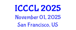 International Conference on Contrastive and Corpus Linguistics (ICCCL) November 01, 2025 - San Francisco, United States