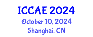 International Conference on Control and Automation Engineering (ICCAE) October 10, 2024 - Shanghai, China