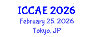 International Conference on Control and Automation Engineering (ICCAE) February 25, 2026 - Tokyo, Japan
