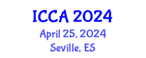 International Conference on Control and Automation (ICCA) April 25, 2024 - Seville, Spain