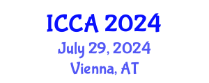 International Conference on Control and Automation (ICCA) July 29, 2024 - Vienna, Austria