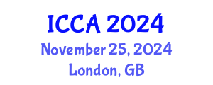International Conference on Control and Automation (ICCA) November 25, 2024 - London, United Kingdom