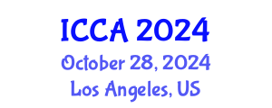 International Conference on Control and Automation (ICCA) October 28, 2024 - Los Angeles, United States
