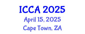 International Conference on Control and Automation (ICCA) April 15, 2025 - Cape Town, South Africa