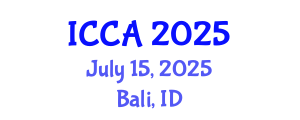 International Conference on Control and Automation (ICCA) July 15, 2025 - Bali, Indonesia