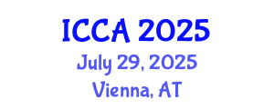 International Conference on Control and Automation (ICCA) July 29, 2025 - Vienna, Austria