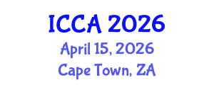 International Conference on Control and Automation (ICCA) April 15, 2026 - Cape Town, South Africa