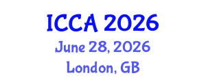 International Conference on Control and Automation (ICCA) June 28, 2026 - London, United Kingdom