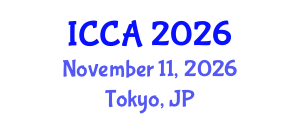 International Conference on Control and Automation (ICCA) November 11, 2026 - Tokyo, Japan