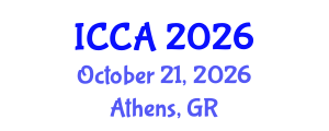 International Conference on Control and Automation (ICCA) October 21, 2026 - Athens, Greece