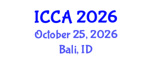 International Conference on Control and Automation (ICCA) October 25, 2026 - Bali, Indonesia